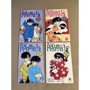 Ranma 1/2 Part Two Manga Volumes 1 2 3 4 VIZ Select Comics Rumiko Takahashi